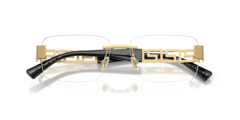 Uomo VE1310 1002 Montature da vista Metallo Oro Trasparente Pillow Normale miniatura 2