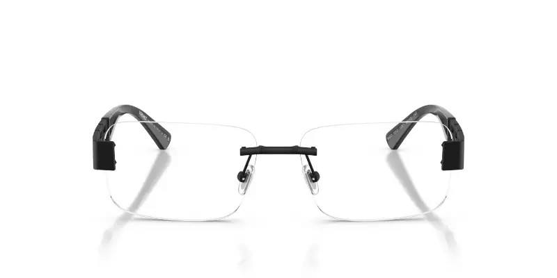 Uomo VE1310 1261 Montature da vista Metallo Nero Trasparente Pillow Normale miniatura 3