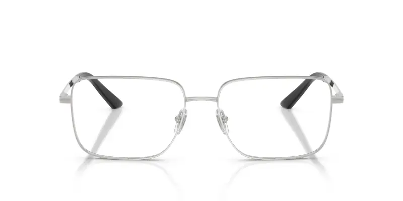 Uomo VE1311 1001 Montature da vista Metallo Argento Trasparente Pillow Normale miniatura 3