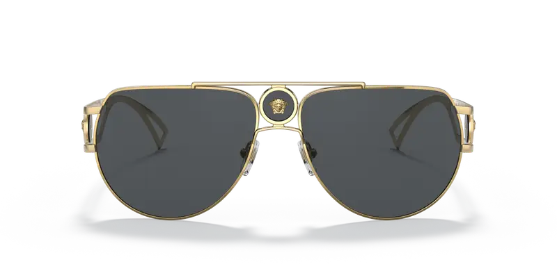 Versace Occhiali da sole Uomo Grigio 855012 miniatura 2