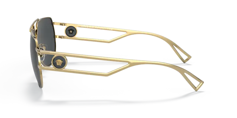 Versace Occhiali da sole Uomo Grigio 855012 miniatura 3