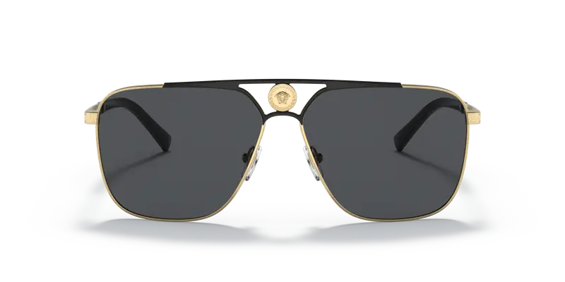 Versace Occhiali da sole Uomo Grigio 855747 miniatura 2