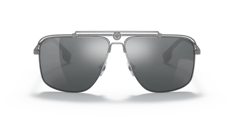 Versace Occhiali da sole Uomo Grigio 856288 miniatura 2