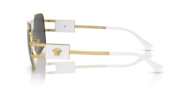 Versace Occhiali da sole Uomo Grigio 856703 miniatura 3