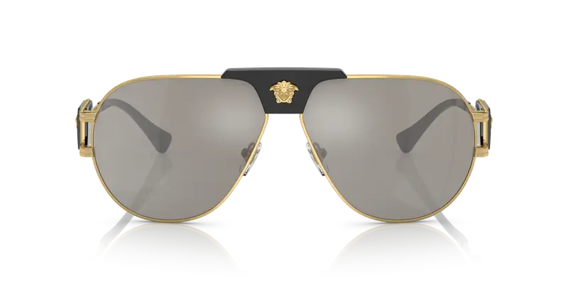 Versace Occhiali da sole Uomo Grigio 856707 miniatura 2