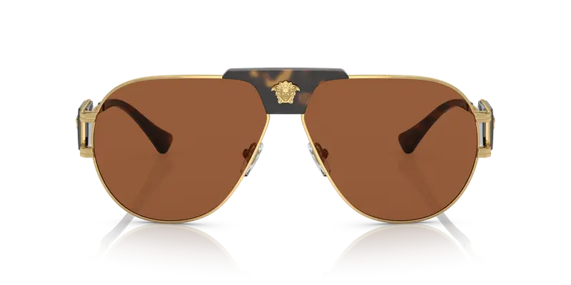 Versace Occhiali da sole Uomo Marrone 856709 miniatura 2