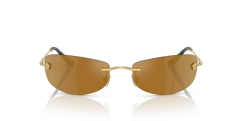 Versace Occhiali da sole Uomo Oro 844938 miniatura 2