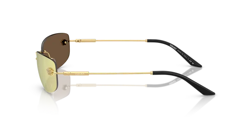 Versace Occhiali da sole Uomo Oro 844938 miniatura 3