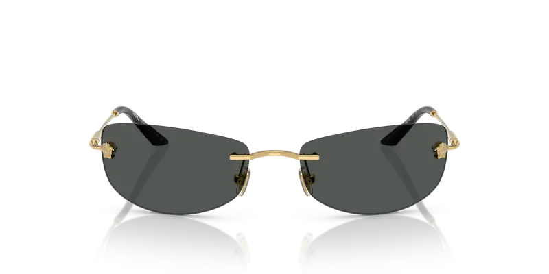 Versace Occhiali da sole Uomo Grigio 844937 miniatura 2