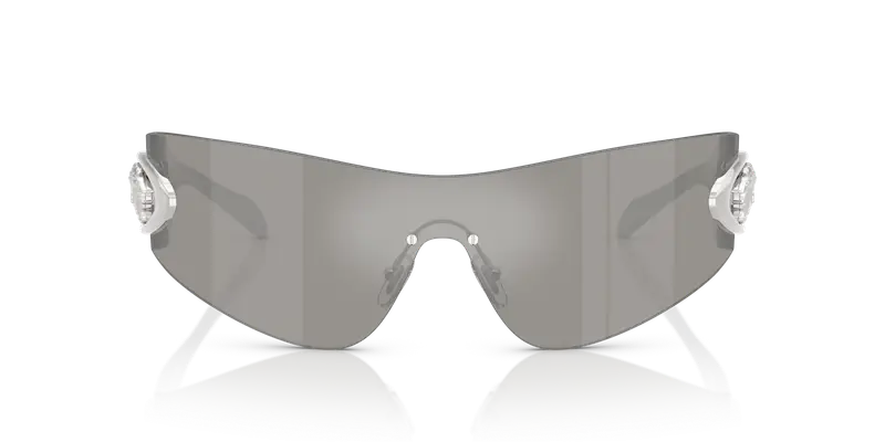 Versace Occhiali da sole Uomo Grigio 846121 miniatura 2