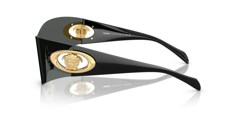 Versace Occhiali da sole Uomo Grigio 846118 miniatura 3