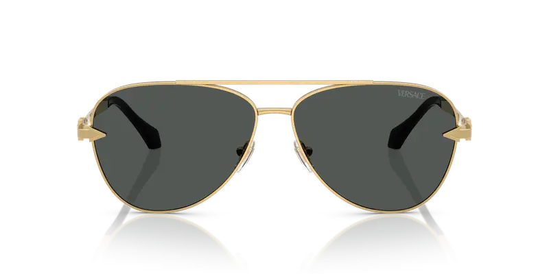 Versace Occhiali da sole Uomo Grigio 846130 miniatura 2