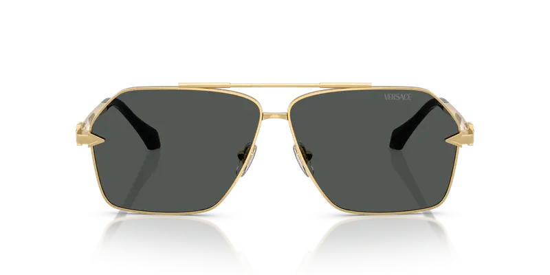 Versace Occhiali da sole Uomo Grigio 846133 miniatura 2