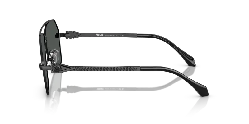 Versace Occhiali da sole Uomo Grigio 846137 miniatura 3