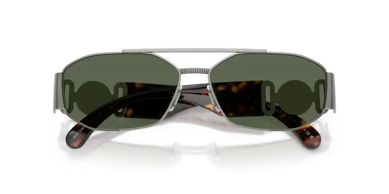 Versace Occhiali da sole Uomo Grigio 3182699 miniatura 2