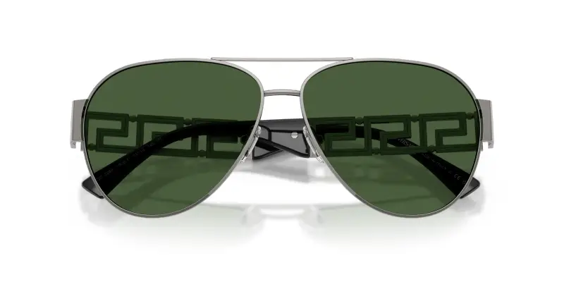 Versace Occhiali da sole Uomo Grigio 3182698 miniatura 2