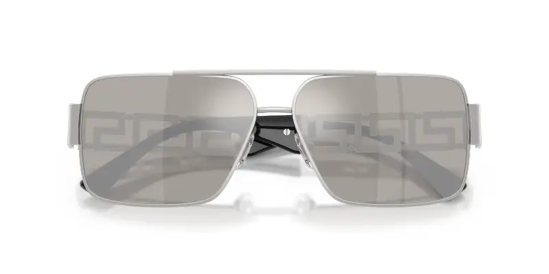 Versace Occhiali da sole Uomo Argento 3182485 miniatura 2