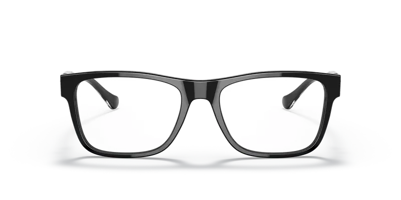 Versace Uomo VE3303 GB1 Montature da vista Acetato Nero Trasparente Squadrata Normale miniatura 2