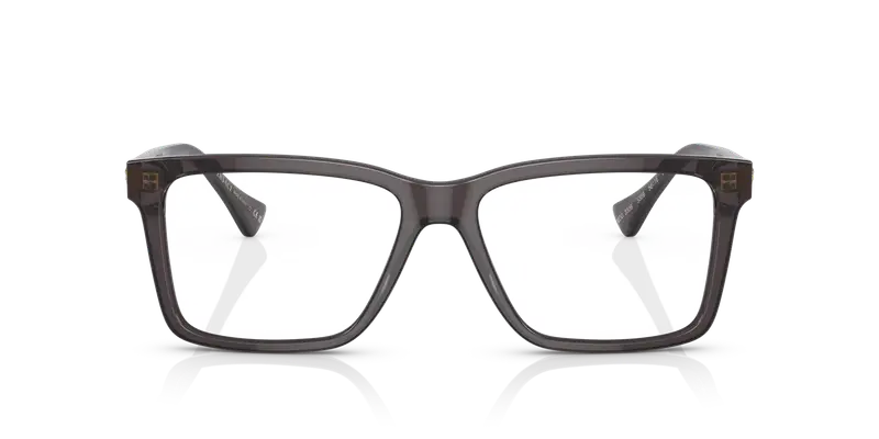 Versace Uomo VE3328 5389 Montature da vista Acetato Grigio Squadrata miniatura 2