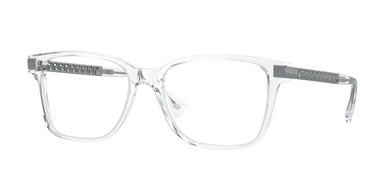 Versace Uomo VE3340U 148 Montature da vista Acetato Trasparente Trasparente Pillow Normale
