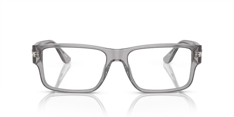 Versace Uomo VE3342 593 Montature da vista Acetato Grigio Squadrata miniatura 2