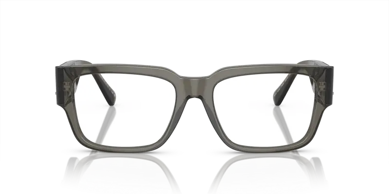 Versace Uomo VE3350 5436 Montature da vista Acetato Grigio Squadrata miniatura 2