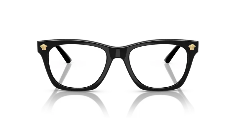 Versace Uomo VE3363U GB1 Montature da vista Iniettato Nero Trasparente Pillow Normale miniatura 2