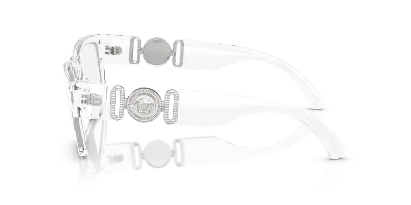 Versace Uomo VE3368U 148 Montature da vista Iniettato Trasparente Trasparente Pillow Normale miniatura 3