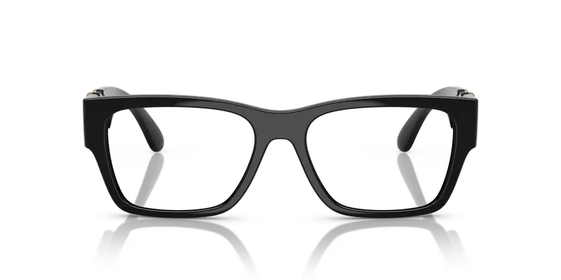 Versace Uomo VE3368U GB1 Montature da vista Iniettato Nero Trasparente Pillow Normale miniatura 2