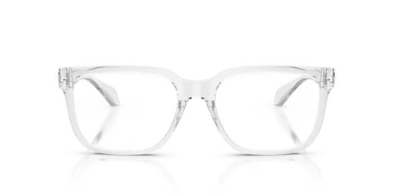 Versace Uomo VE3377U 5510 Montature da vista Iniettato Grigio Trasparente Squadrata Normale miniatura 2