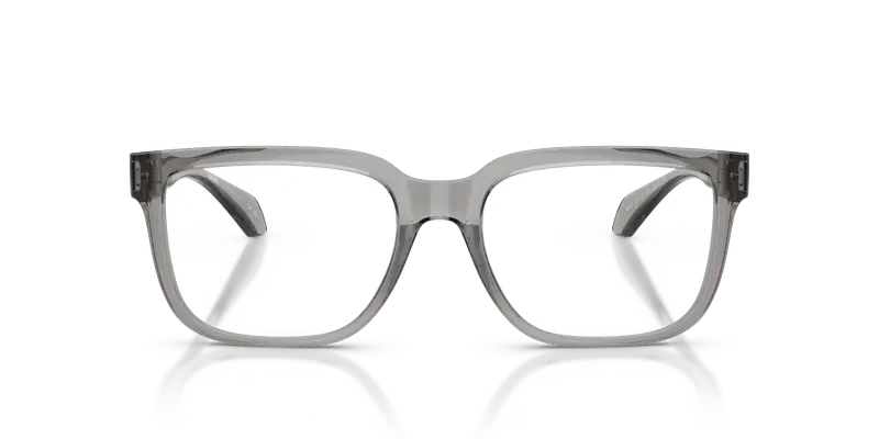 Versace Uomo VE3377U 593 Montature da vista Iniettato Grigio Trasparente Squadrata Normale miniatura 2