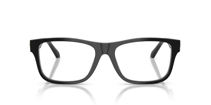 Uomo VE3380 GB1 Montature da vista Acetato Nero Trasparente Squadrata Normale miniatura 3