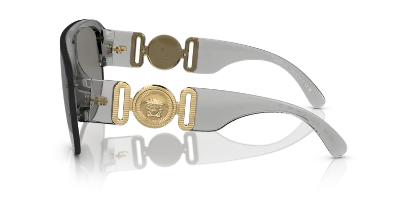 Versace Occhiali da sole Uomo Grigio 855023 miniatura 3