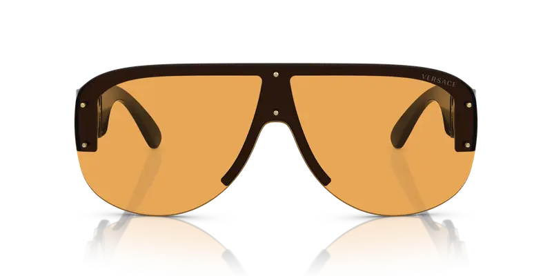 Versace Occhiali da sole Uomo Arancione 858606 miniatura 2