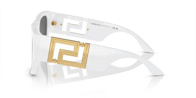 Versace Occhiali da sole Uomo Bianco 855211 miniatura 3