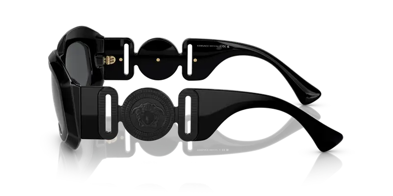 Versace Occhiali da sole Uomo Nero 856501 miniatura 3