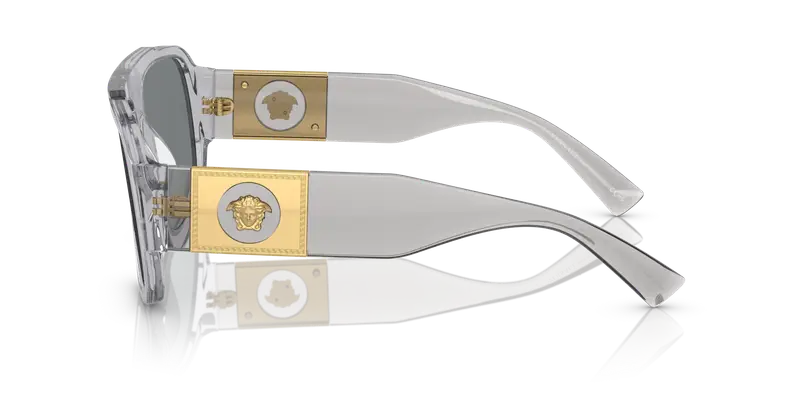 Versace Occhiali da sole Uomo Grigio 856543 miniatura 3