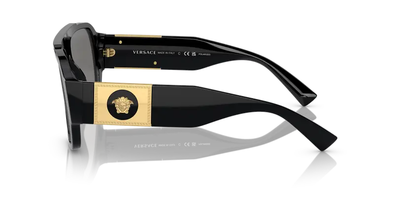 Versace Occhiali da sole Uomo Nero 856533 miniatura 3