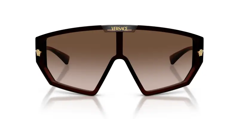Versace Occhiali da sole Uomo Marrone 3182789 miniatura 3