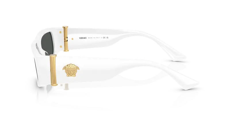 Versace Occhiali da sole Uomo Bianco 837395 miniatura 3