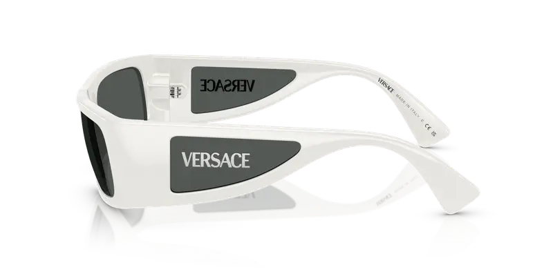 Versace Occhiali da sole Uomo Bianco 837442 miniatura 3