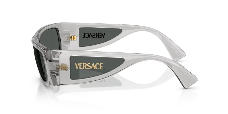 Versace Occhiali da sole Uomo Grigio 838633 miniatura 3