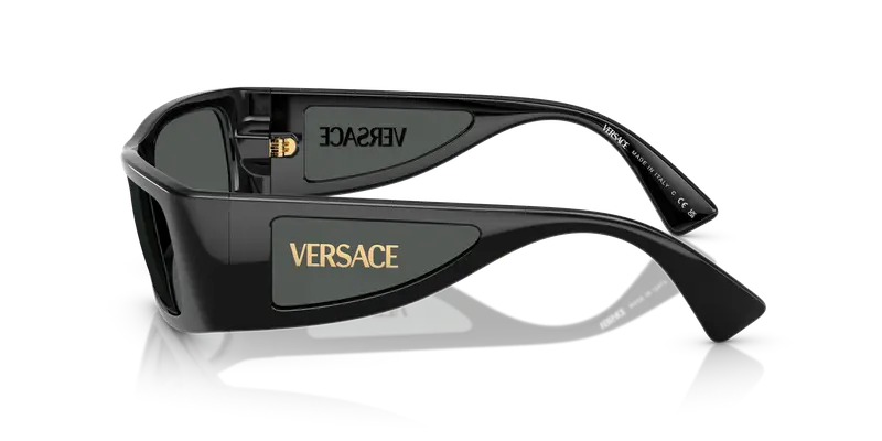 Versace Occhiali da sole Uomo Grigio 837441 miniatura 3