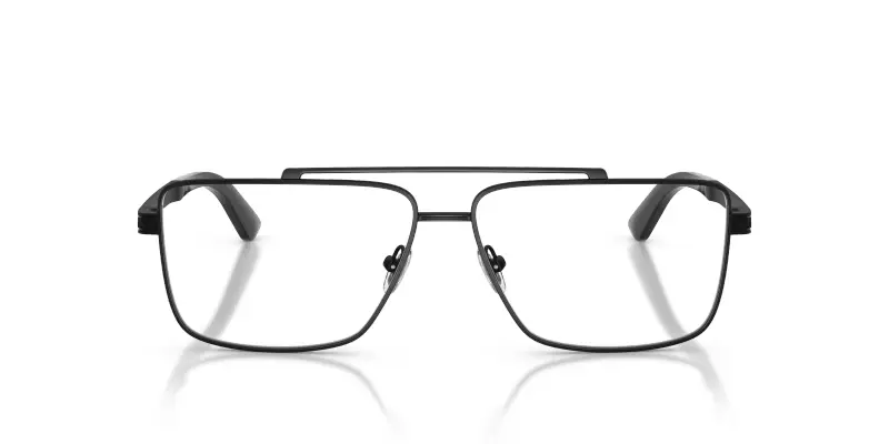 Uomo Versace VE1315 1261 Montature da vista Metallo Nero Trasparente Squadrata Normale miniatura 3