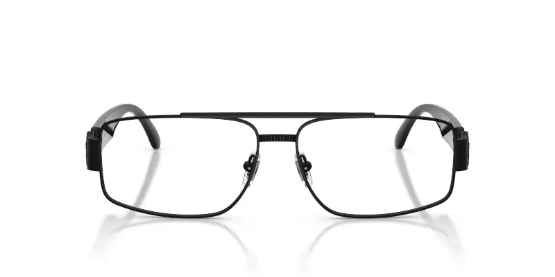 Uomo Versace VE1317 1436 Montature da vista Metallo Nero Trasparente Squadrata Normale miniatura 3