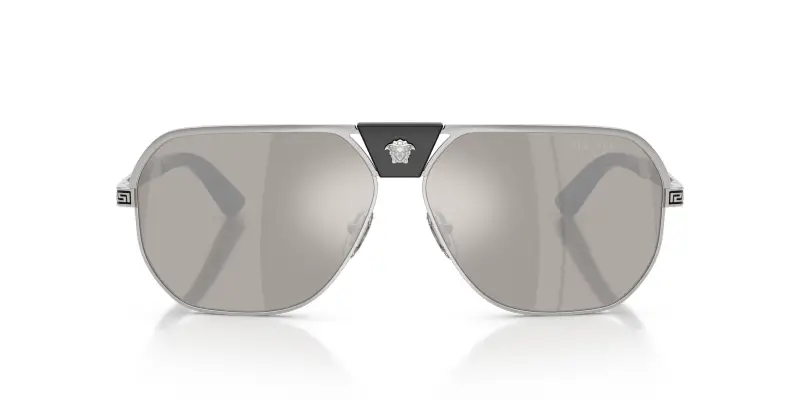 Versace Occhiali da sole Uomo Grigio 4286659 miniatura 3