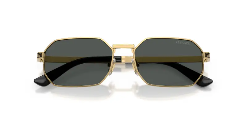 Versace Occhiali da sole Uomo Grigio 4305770 miniatura 2