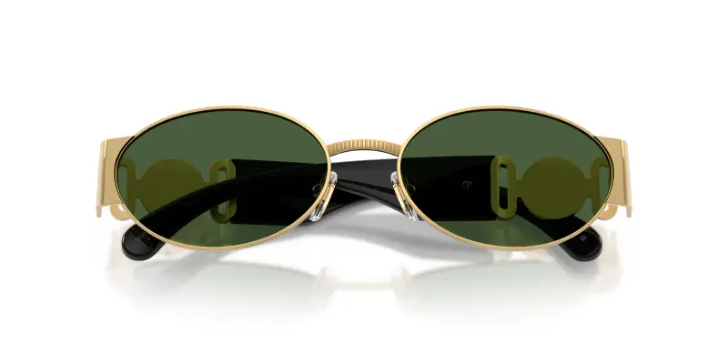 Versace Occhiali da sole Uomo Oro 4305768 miniatura 2