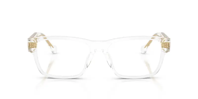 Uomo Versace VE3390U 148 Montature da vista Acetato Trasparente Trasparente Squadrata Normale miniatura 3