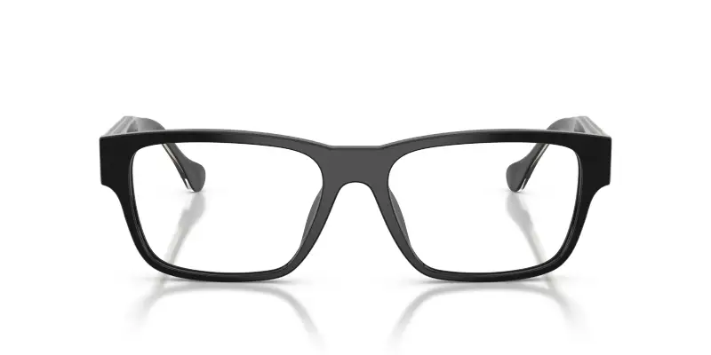 Uomo Versace VE3390U GB1 Montature da vista Acetato Nero Trasparente Squadrata Normale miniatura 3